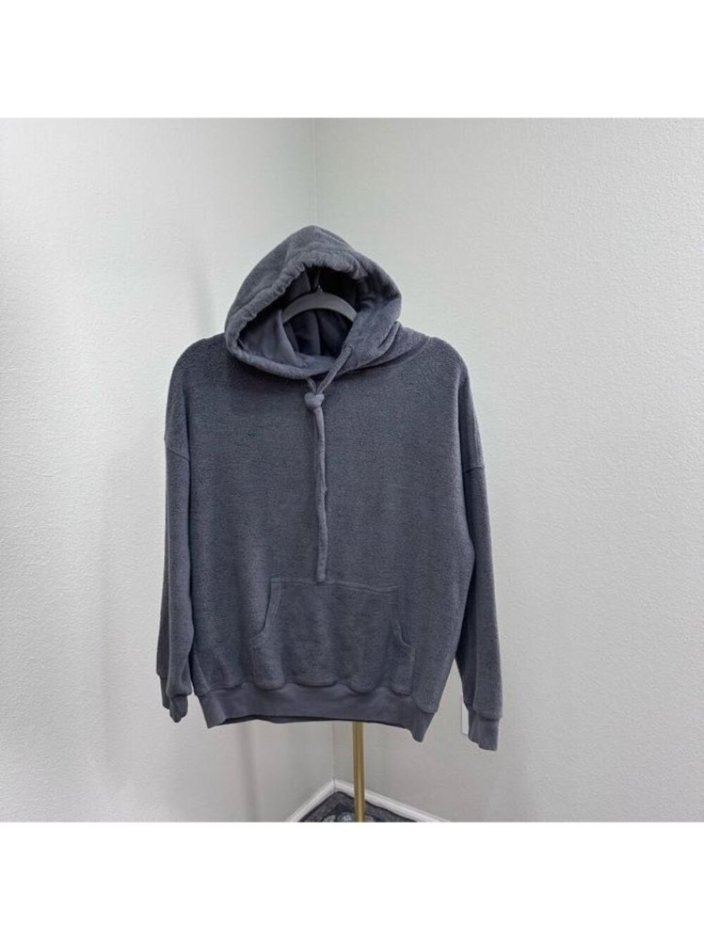 Soft Serve Clothing Grey Original Cloud Organic Cotton Pullover Hoodie sz Medium